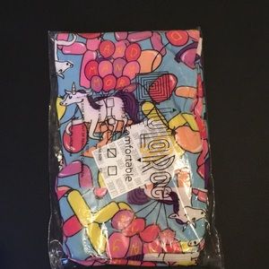 LuLaRoe unicorn birthday leggings OS